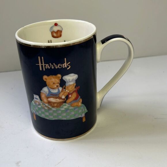 Harrods Knightsbridge Fine Stoneware Mug Teddy Bears Tea/Coffee Mug - Picture 1 of 7